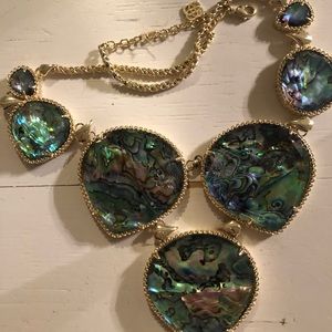 Abalone Shell Kendra Scott Statement Necklace
